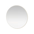 Modern Round Wall Mirror - 24-Inch, Minimalist Design**