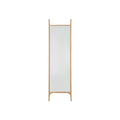 Modern Standing Mirror with Wooden Frame - Full-Length Mirror for Home Decor