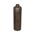 Elegant Bronze Metal Vase - Tall Decorative Centerpiece for Home Décor